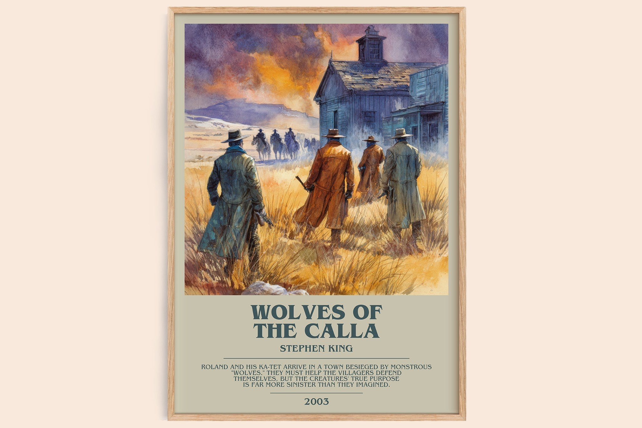 Wolves of the Calla Bookish Wall Art by Stephen King