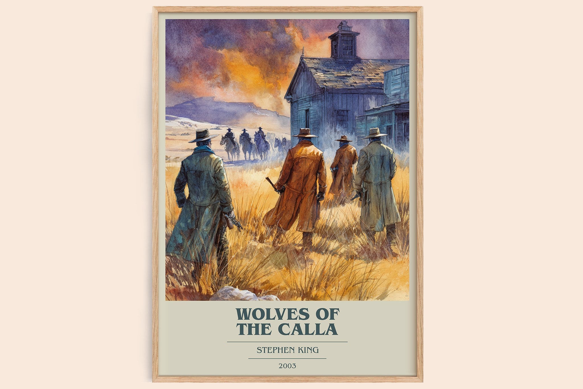 Wolves of the Calla Book Cover Poster by Stephen King