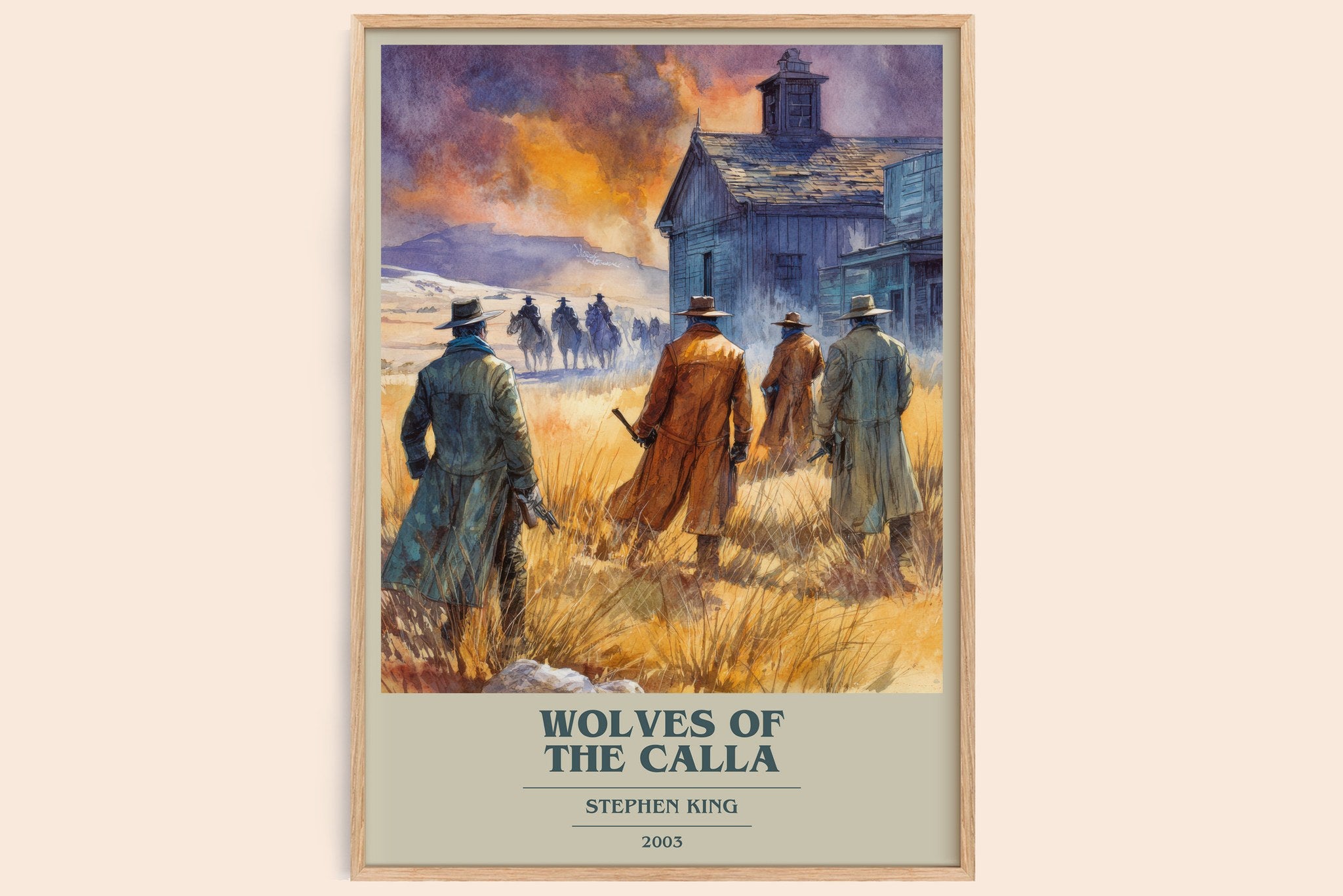 Wolves of the Calla Book Cover Poster by Stephen King