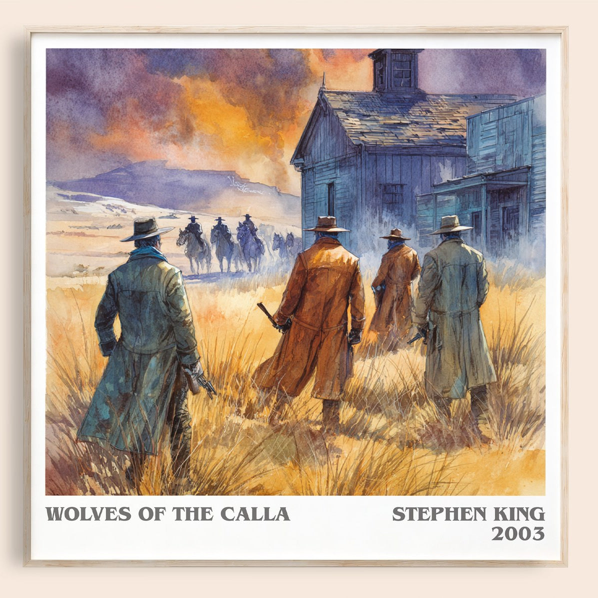 Wolves of the Calla Literary Art Print by Stephen King