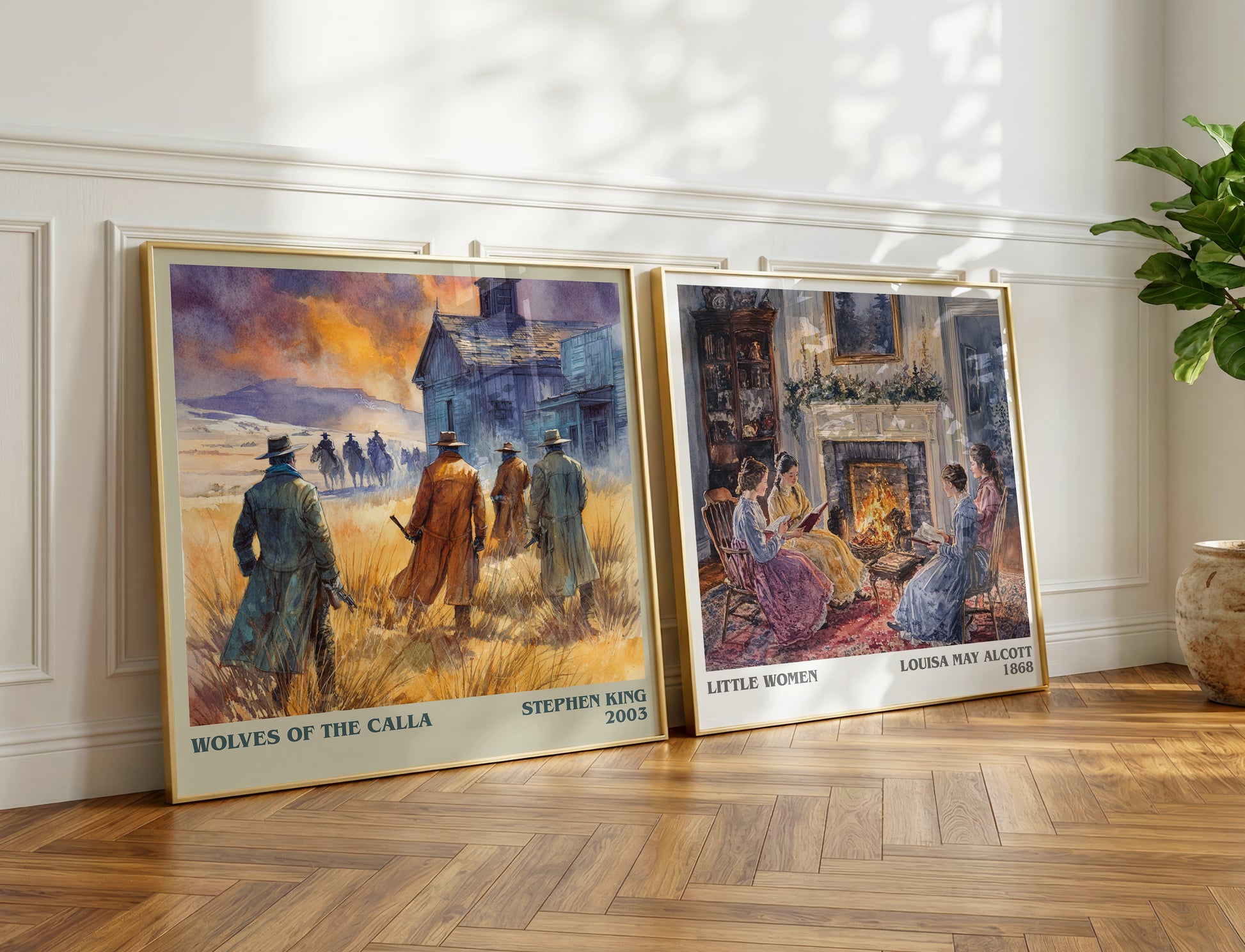 Wolves of the Calla book poster packaging – museum-quality print rolled in protective tube