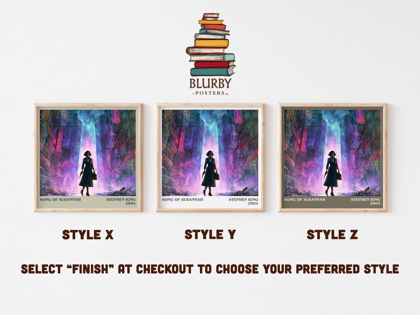 Song of Susannah literary art print colour and style options – Stephen King book art