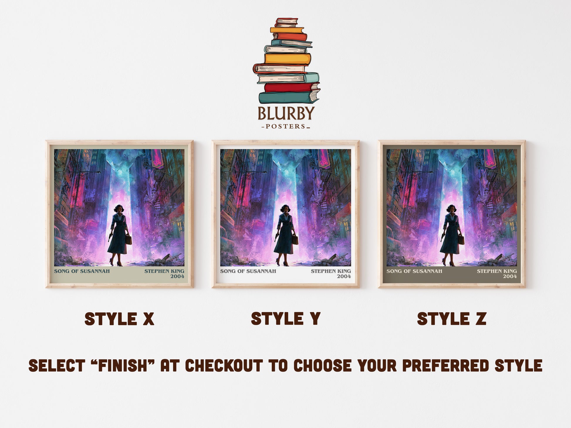 Song of Susannah literary art print colour and style options – Stephen King book art