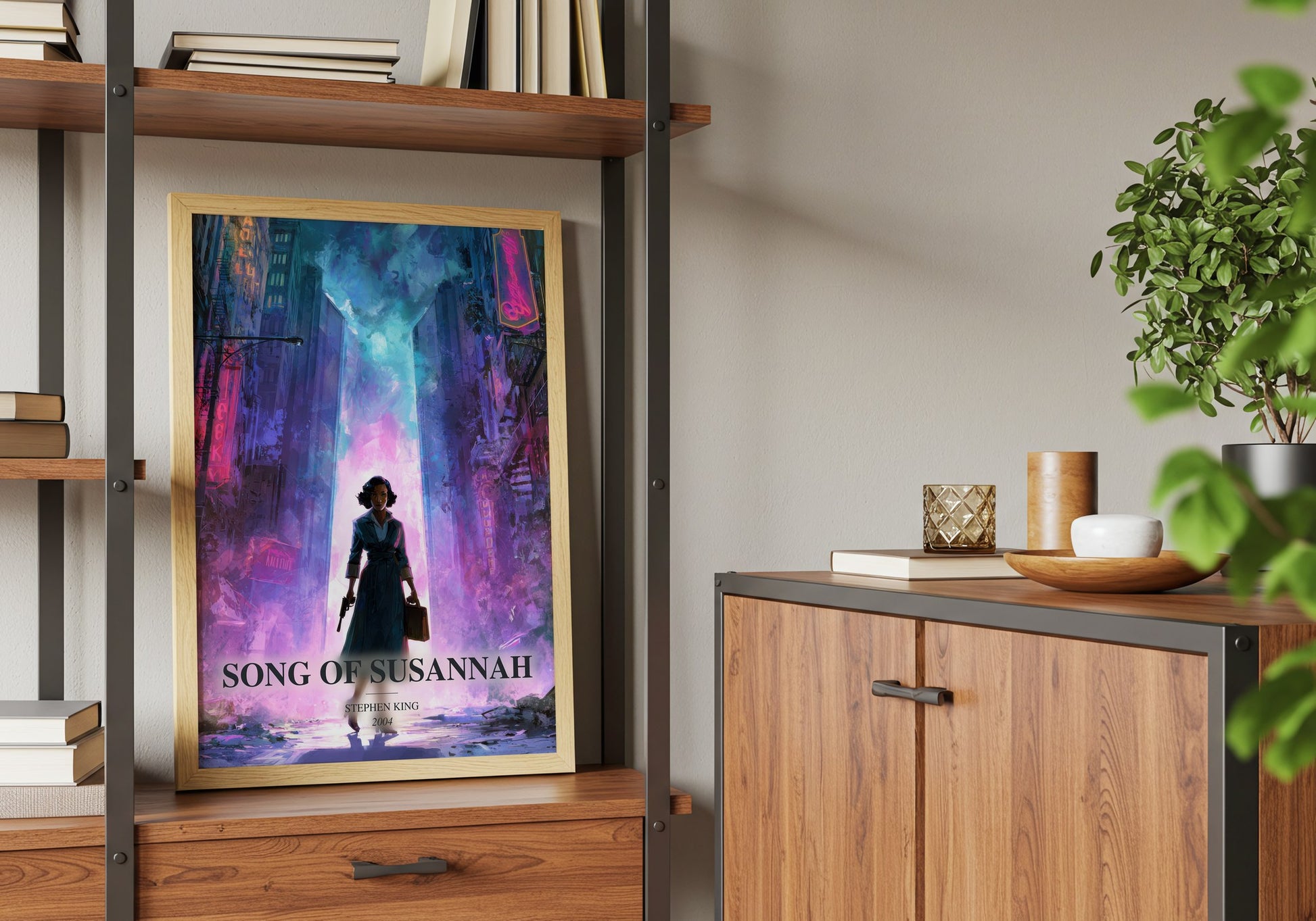 Song Of Susannah book watercolour illustration paper finish options – matte satin gloss