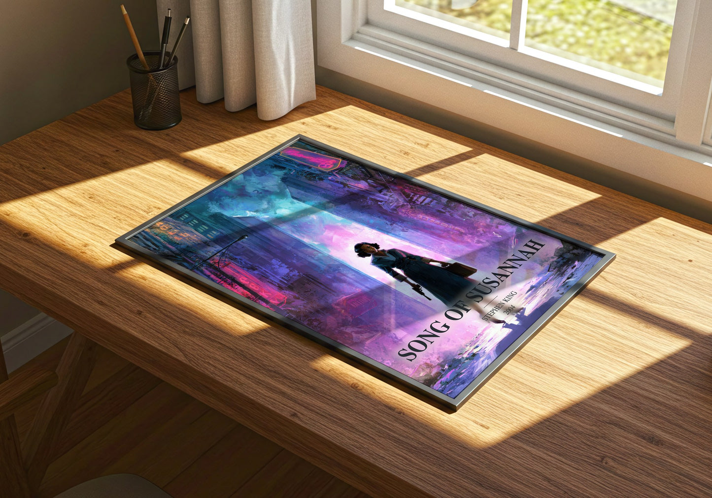Song Of Susannah watercolour book poster framed on wall – fantasy wall art