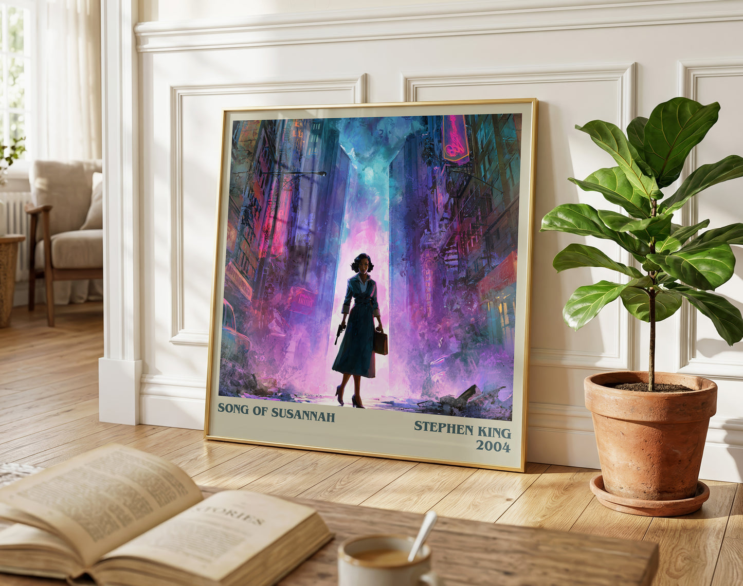 Song of Susannah literary poster paired in gallery wall – literary art prints