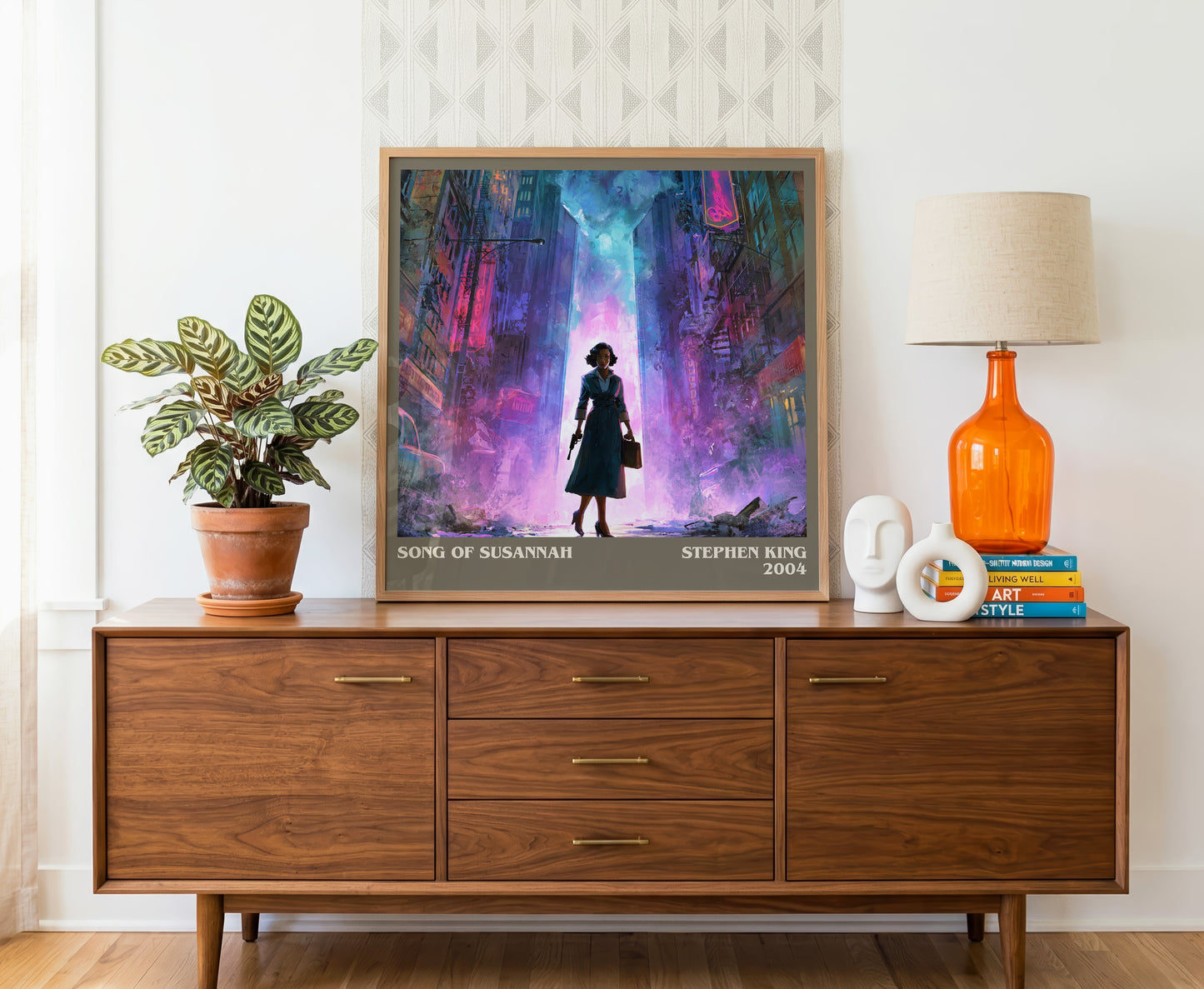 Song of Susannah literary literary print detail – Stephen King book art