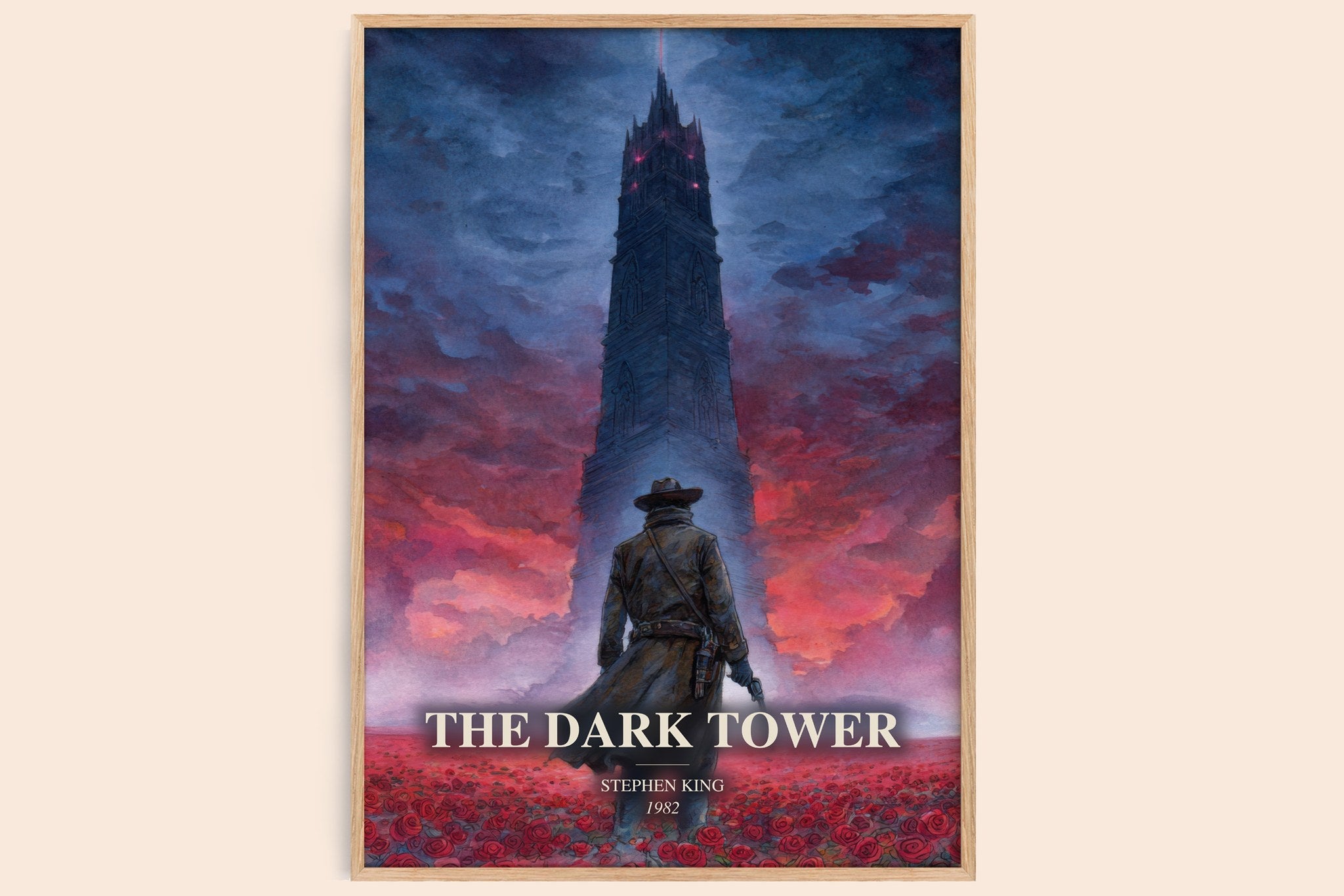 The Dark Tower Book Watercolour Illustration by Stephen King