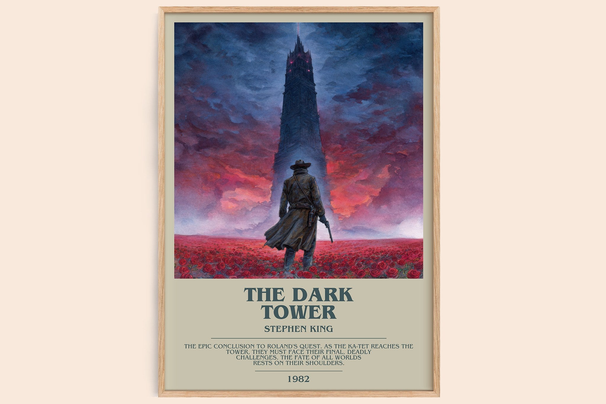 The Dark Tower Bookish Wall Art by Stephen King