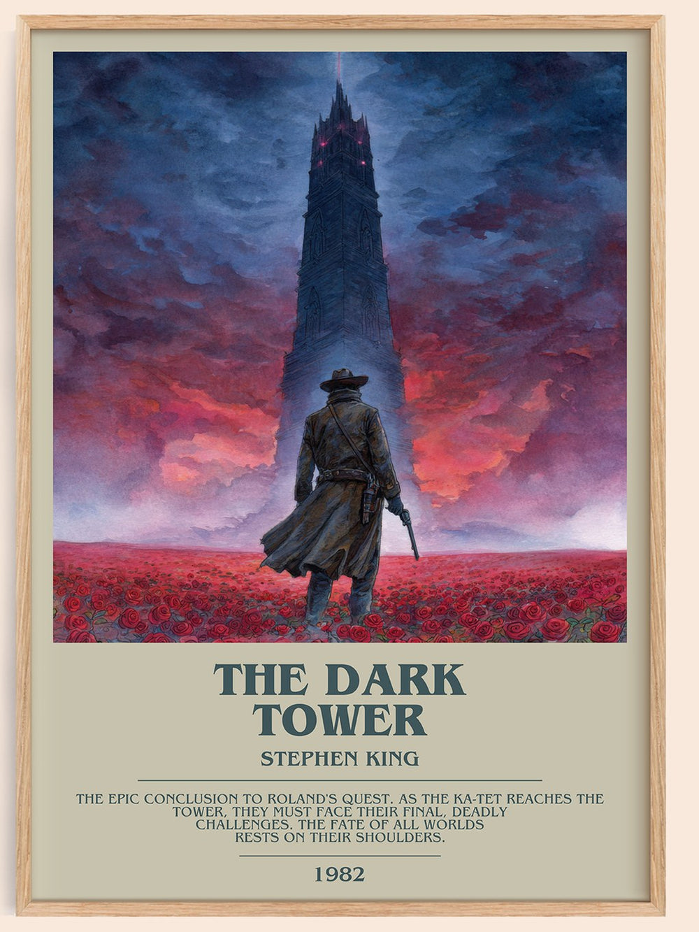 The Dark Tower Bookish Wall Art by Stephen King