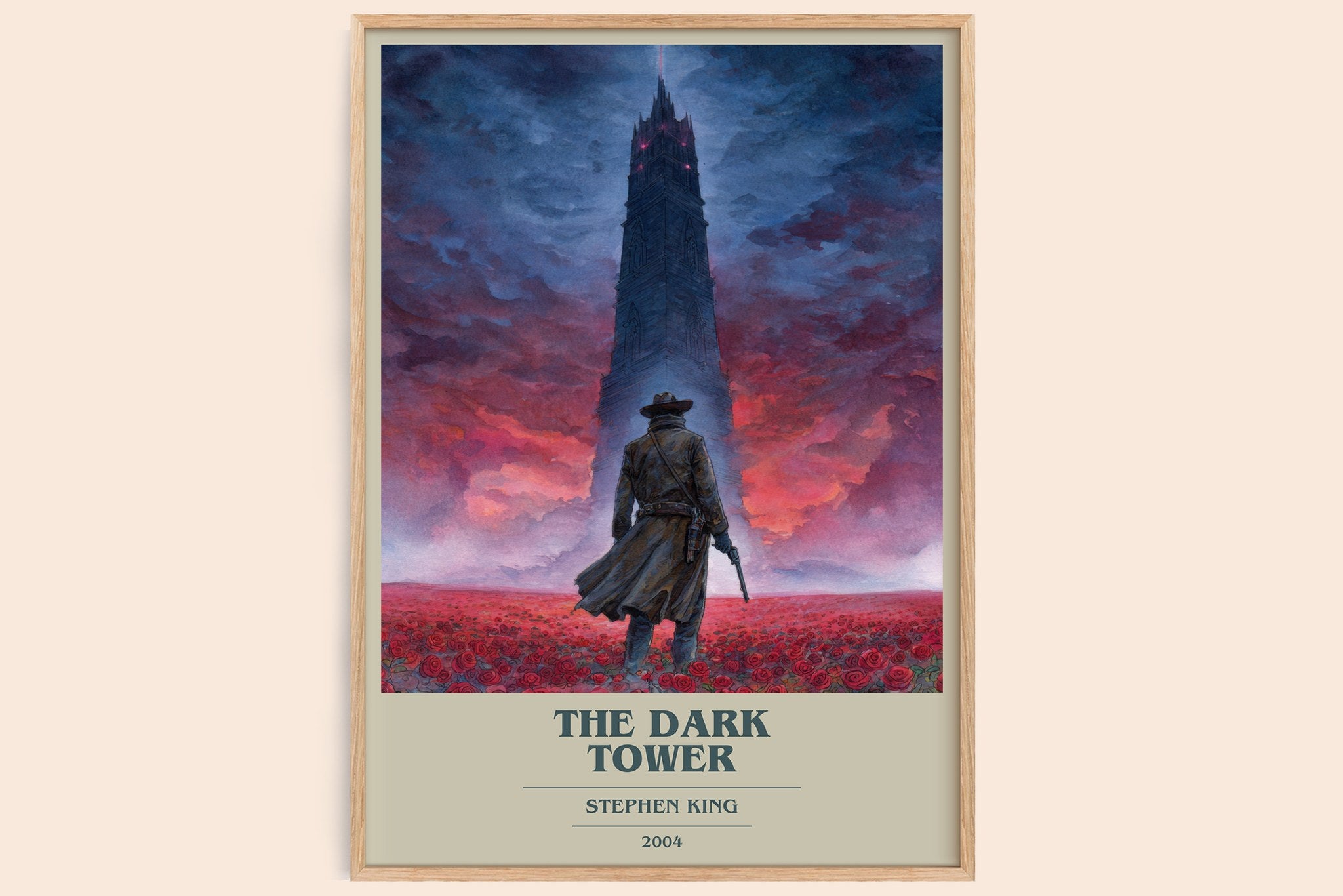 The Dark Tower Book Cover Poster by Stephen King