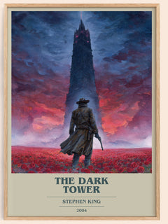The Dark Tower Book Cover Poster by Stephen King – framed poster