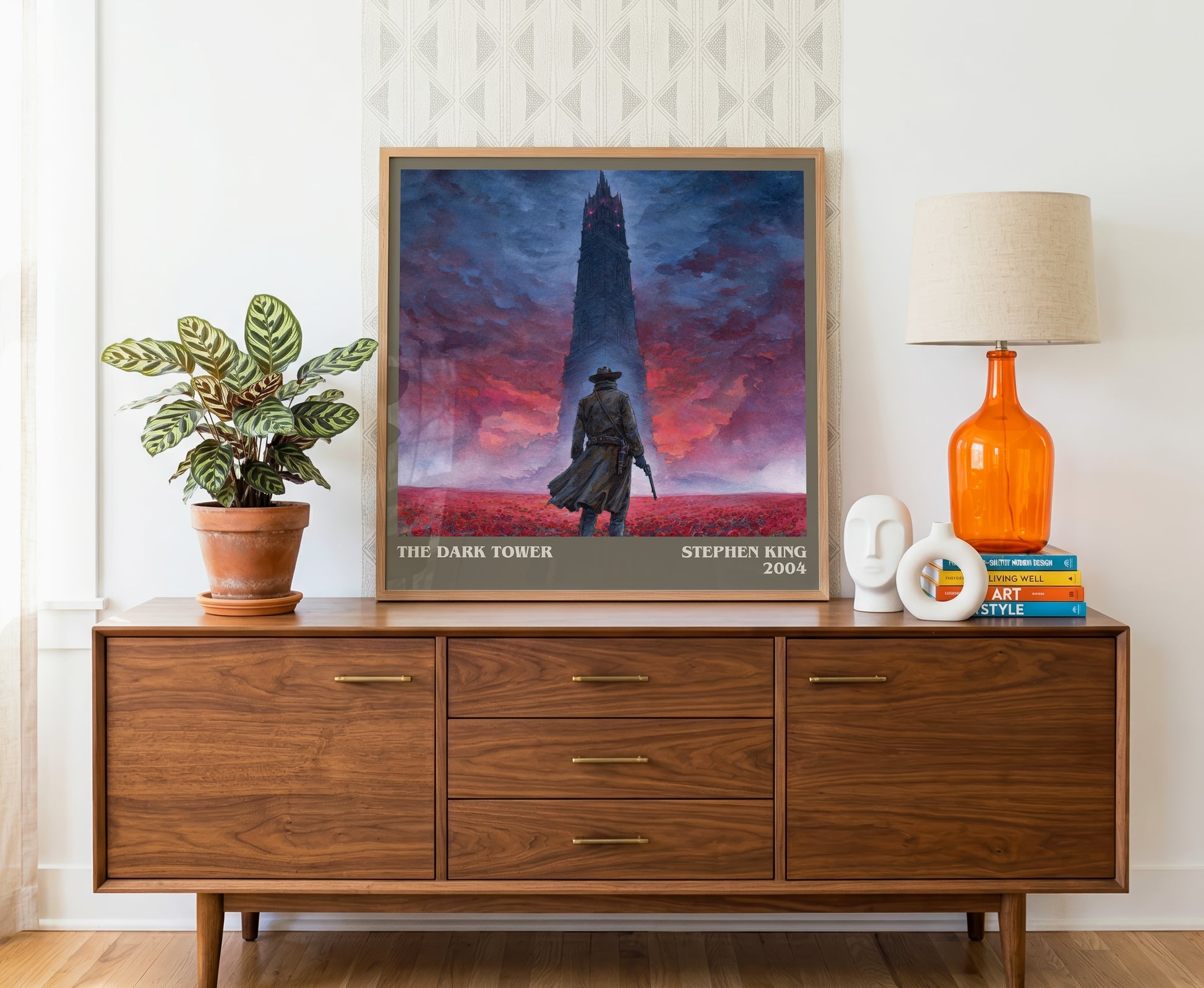 The Dark Tower literary literary print detail – Stephen King book art