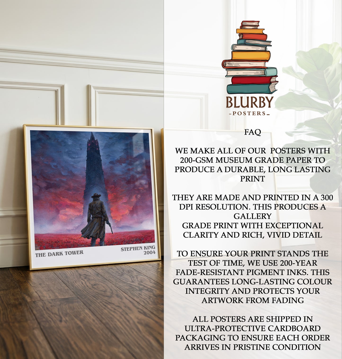 The Dark Tower Literary Art Print by Stephen King