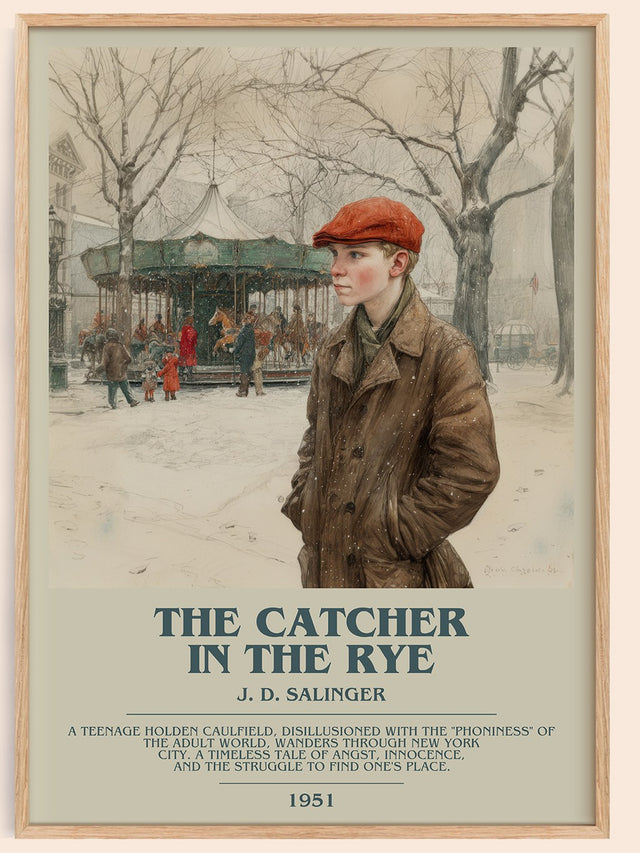 The Catcher in the Rye Bookish Wall Art by J. D. Salinger