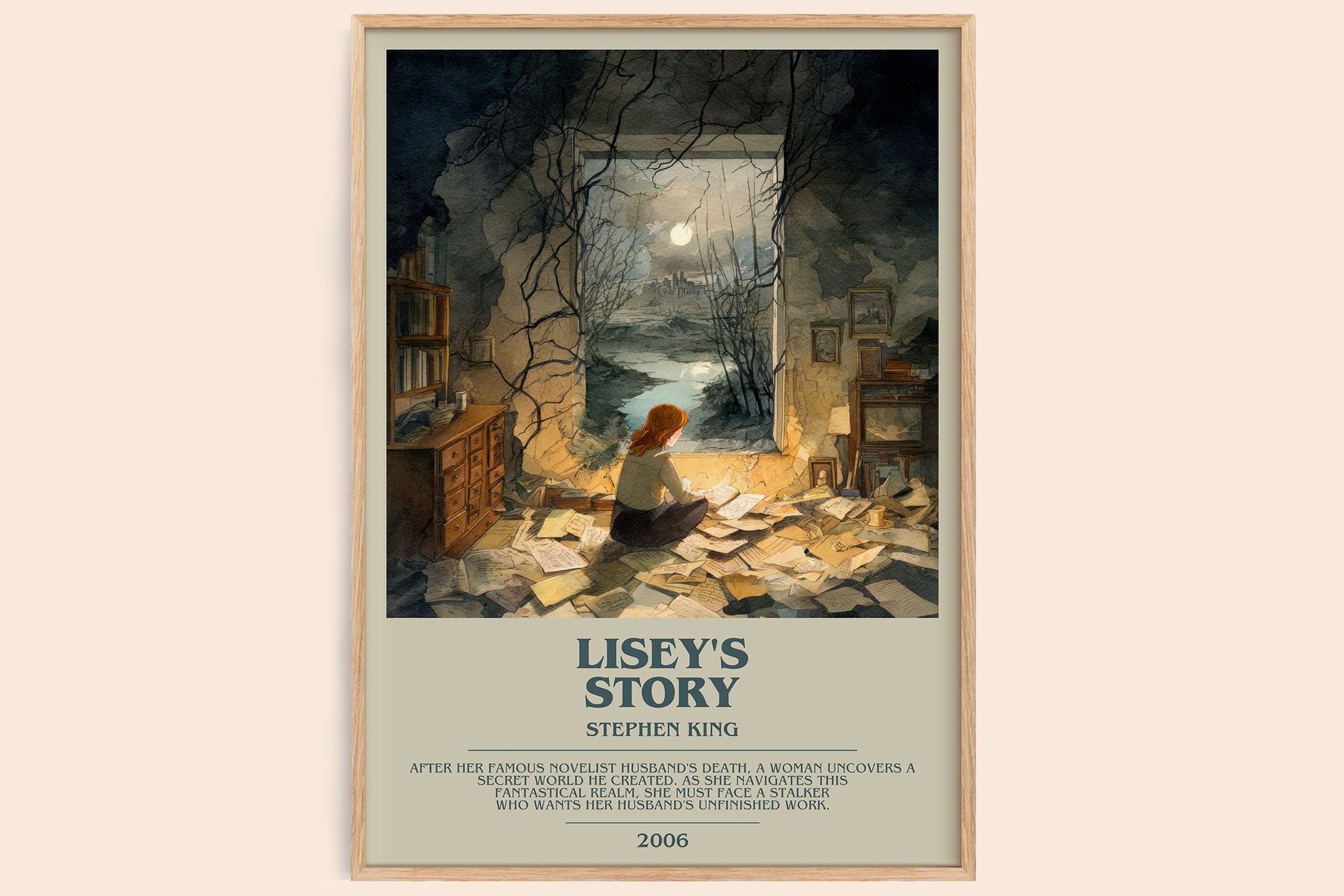 Lisey's Story Bookish Wall Art by Stephen King