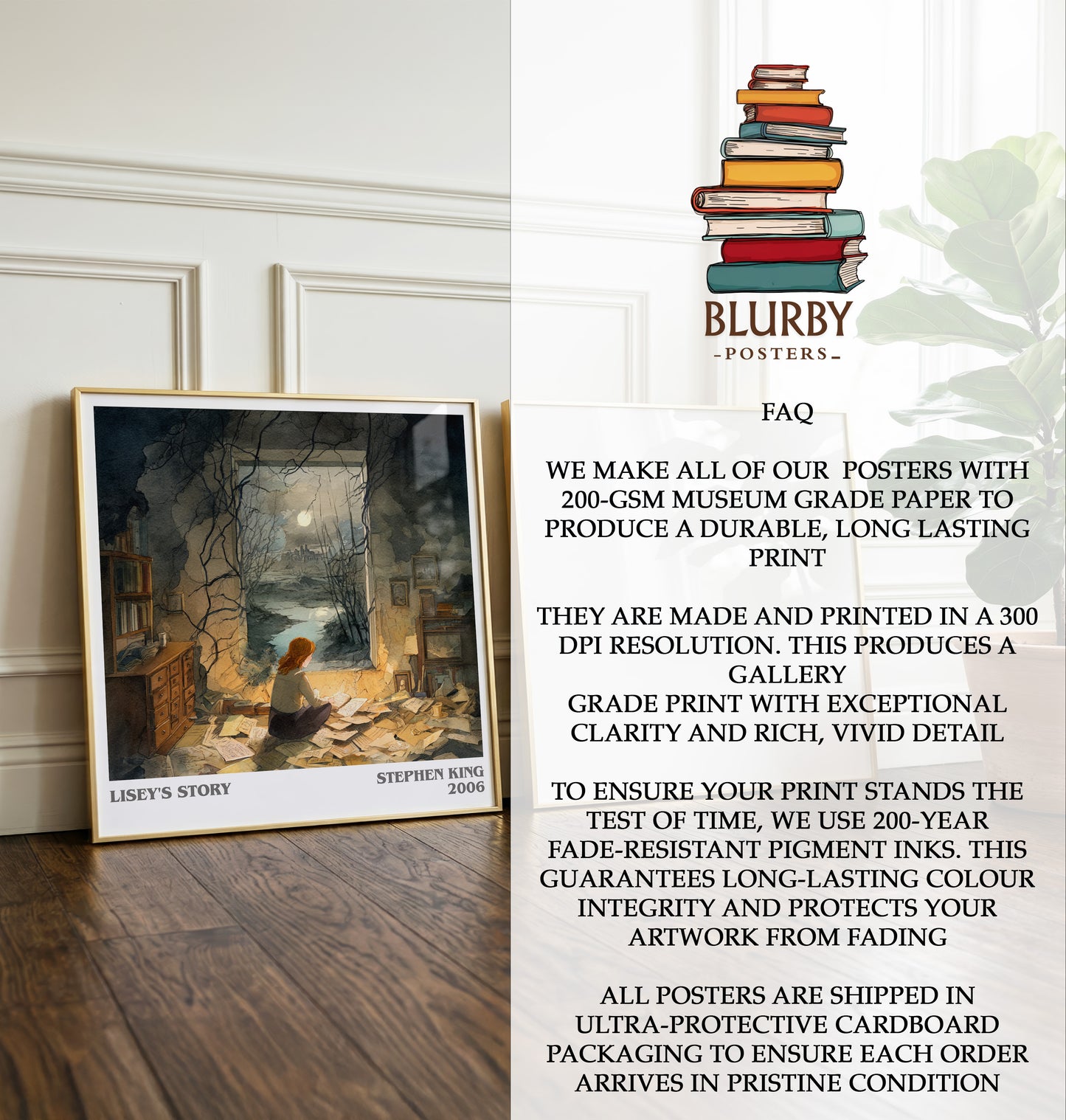 Lisey's Story Literary Art Print by Stephen King