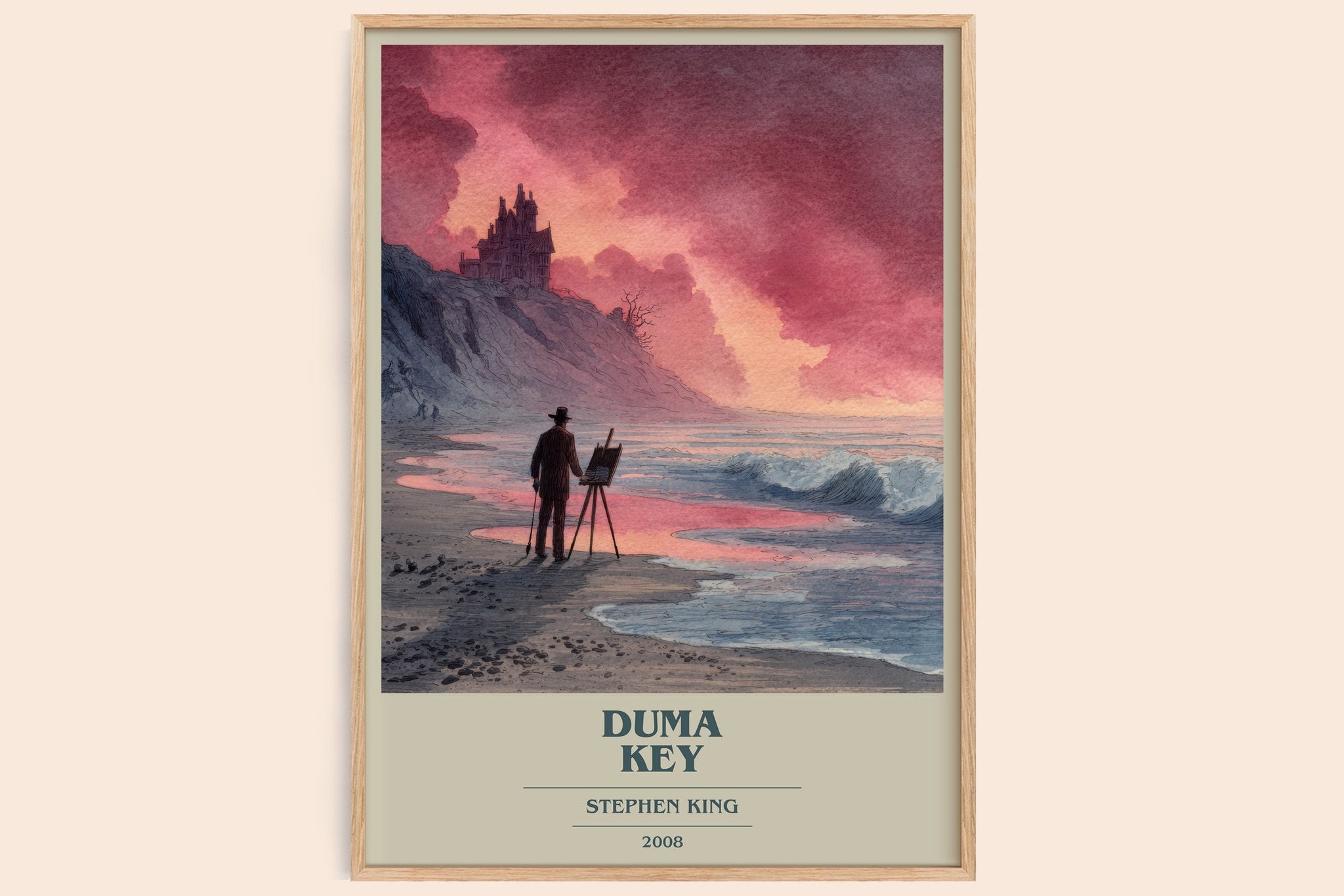 Duma Key Book Cover Poster by Stephen King