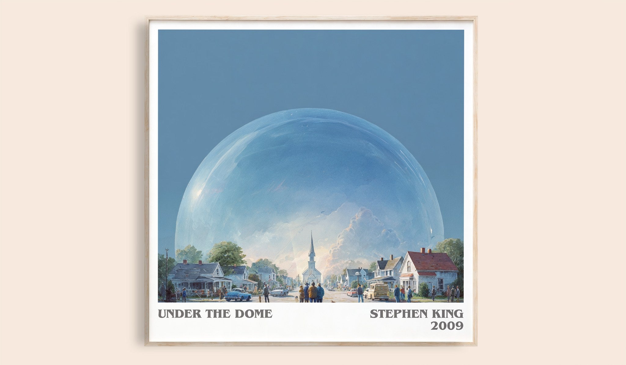 Under the Dome Literary Art Print by Stephen King