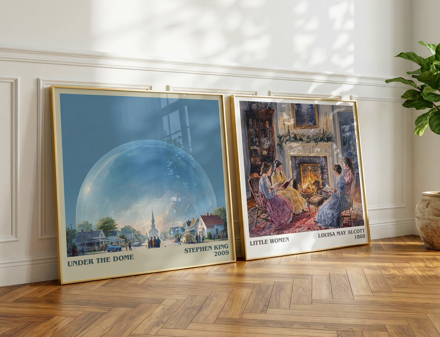 Under the Dome book poster packaging – museum-quality print rolled in protective tube