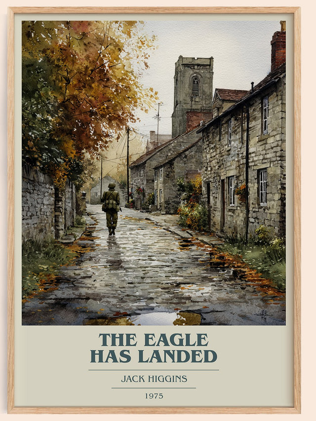 The Eagle Has Landed Book Cover Poster by Jack Higgins