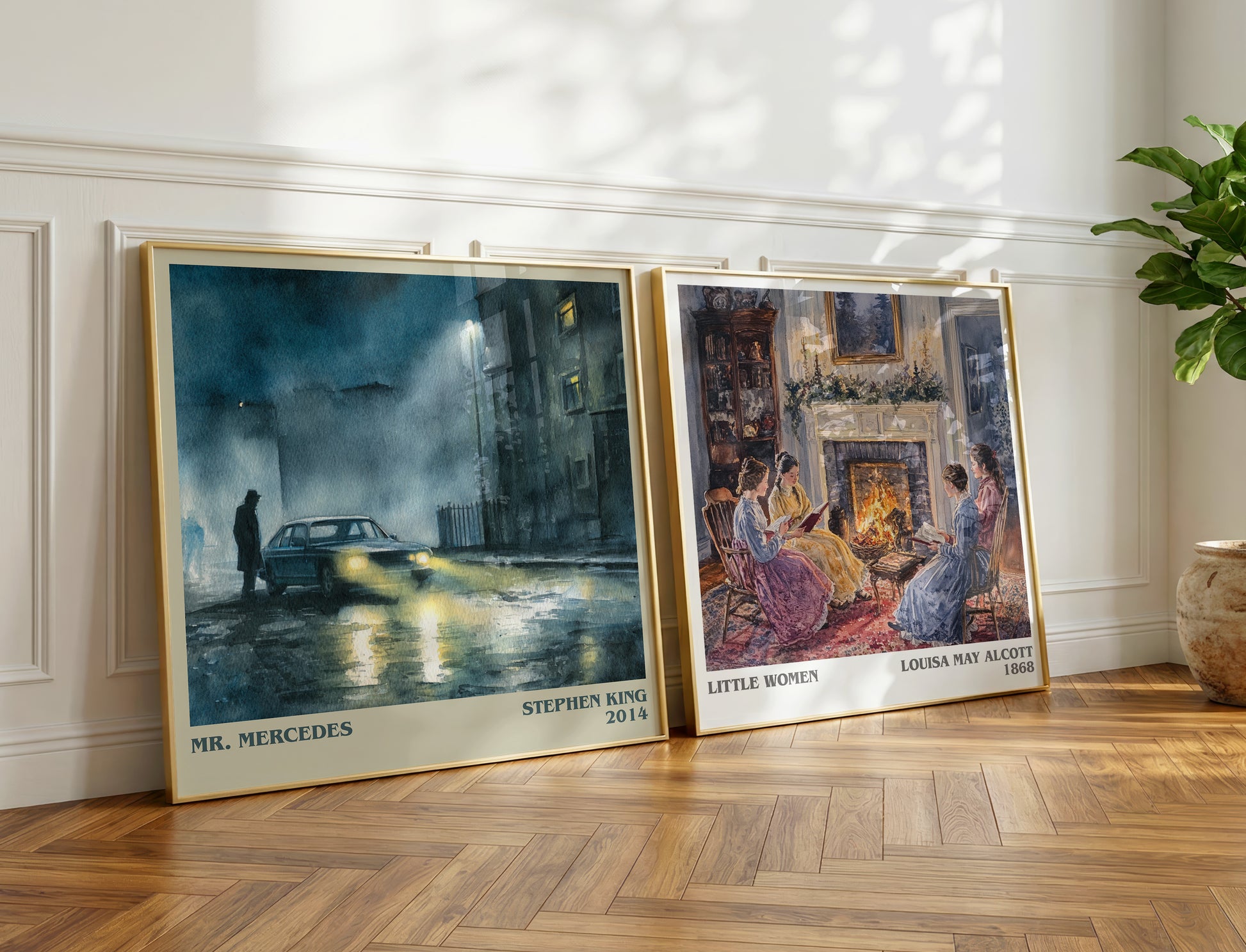 Mr. Mercedes book poster packaging – museum-quality print rolled in protective tube