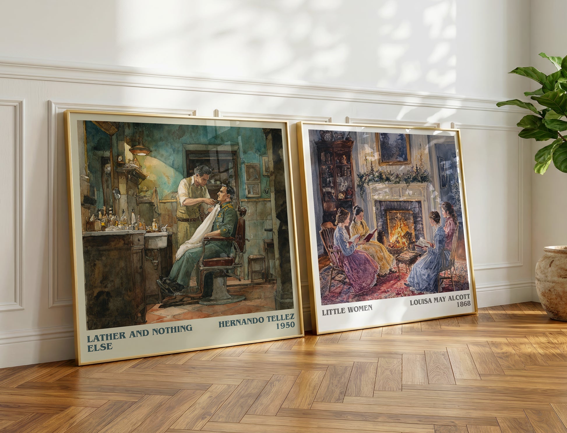 Lather And Nothing Else book poster packaging – museum-quality print rolled in protective tube