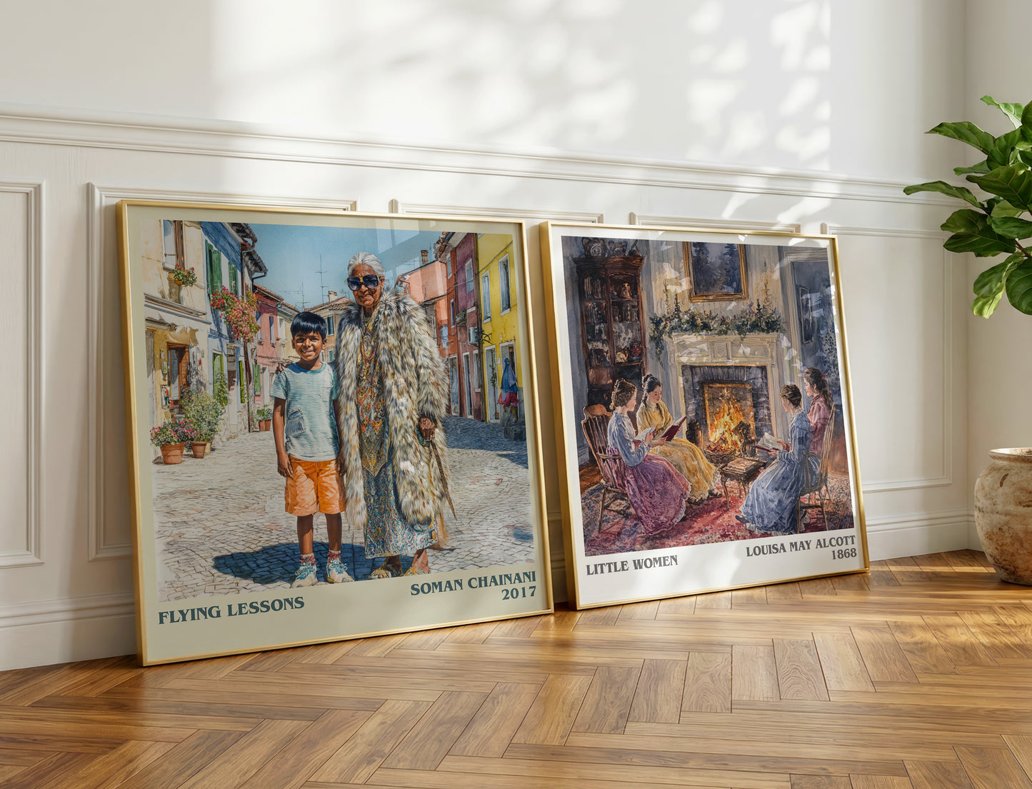 Flying Lessons book poster packaging – museum-quality print rolled in protective tube
