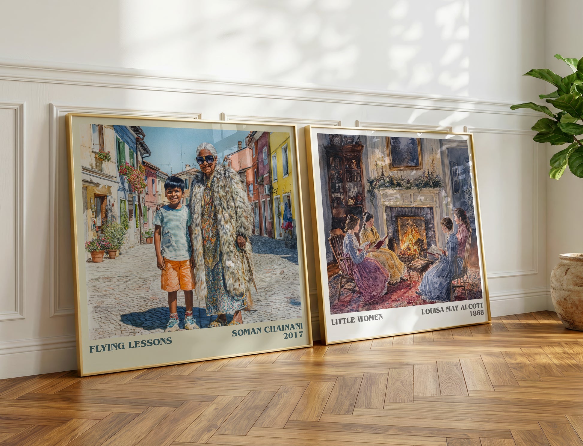 Flying Lessons book poster packaging – museum-quality print rolled in protective tube