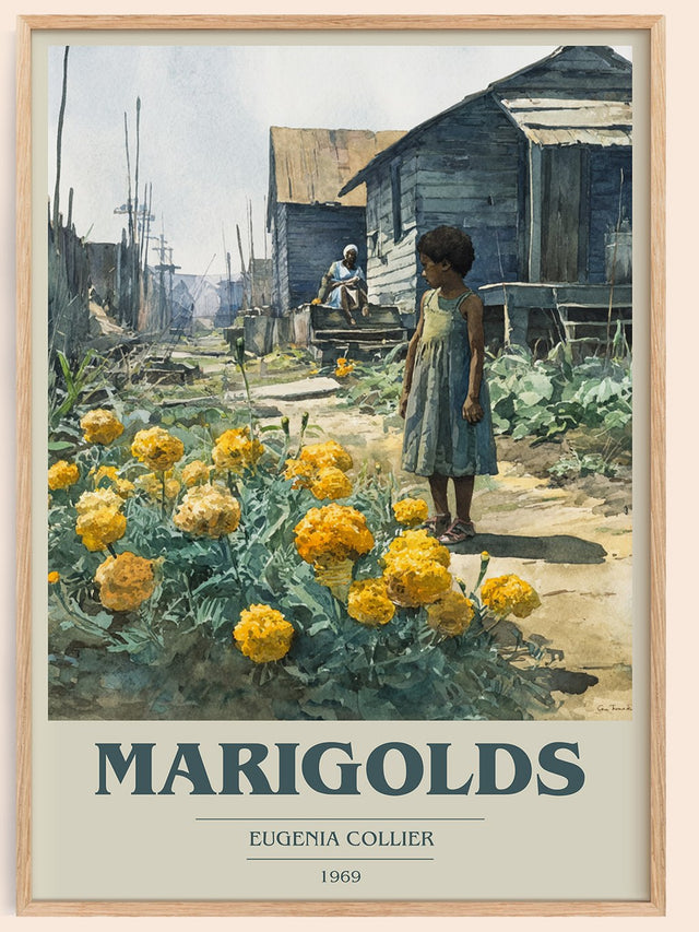 Marigolds Book Cover Poster by Eugenia Collier