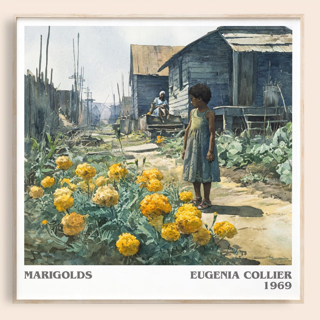 Marigolds Literary Art Print by Eugenia Collier