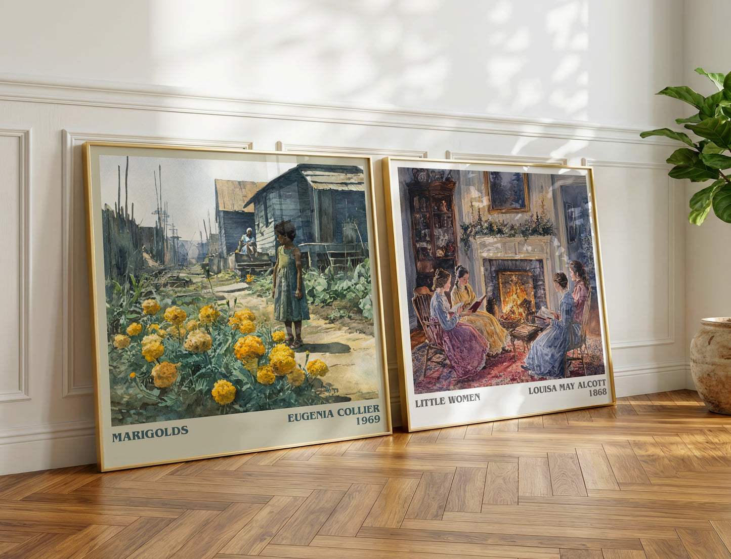 Marigolds book poster packaging – museum-quality print rolled in protective tube