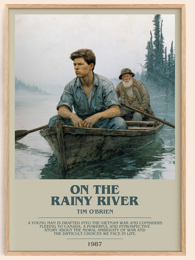 On The Rainy River Bookish Wall Art by Tim O'Brien