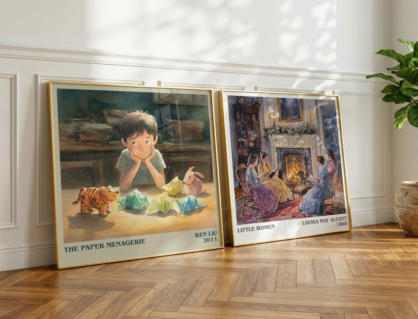 The Paper Menagerie book poster packaging – museum-quality print rolled in protective tube