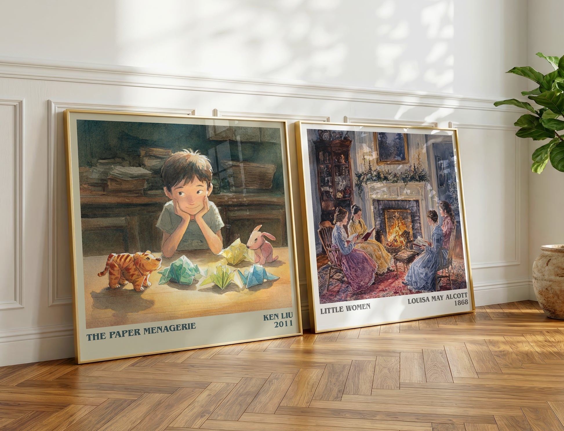 The Paper Menagerie book poster packaging – museum-quality print rolled in protective tube