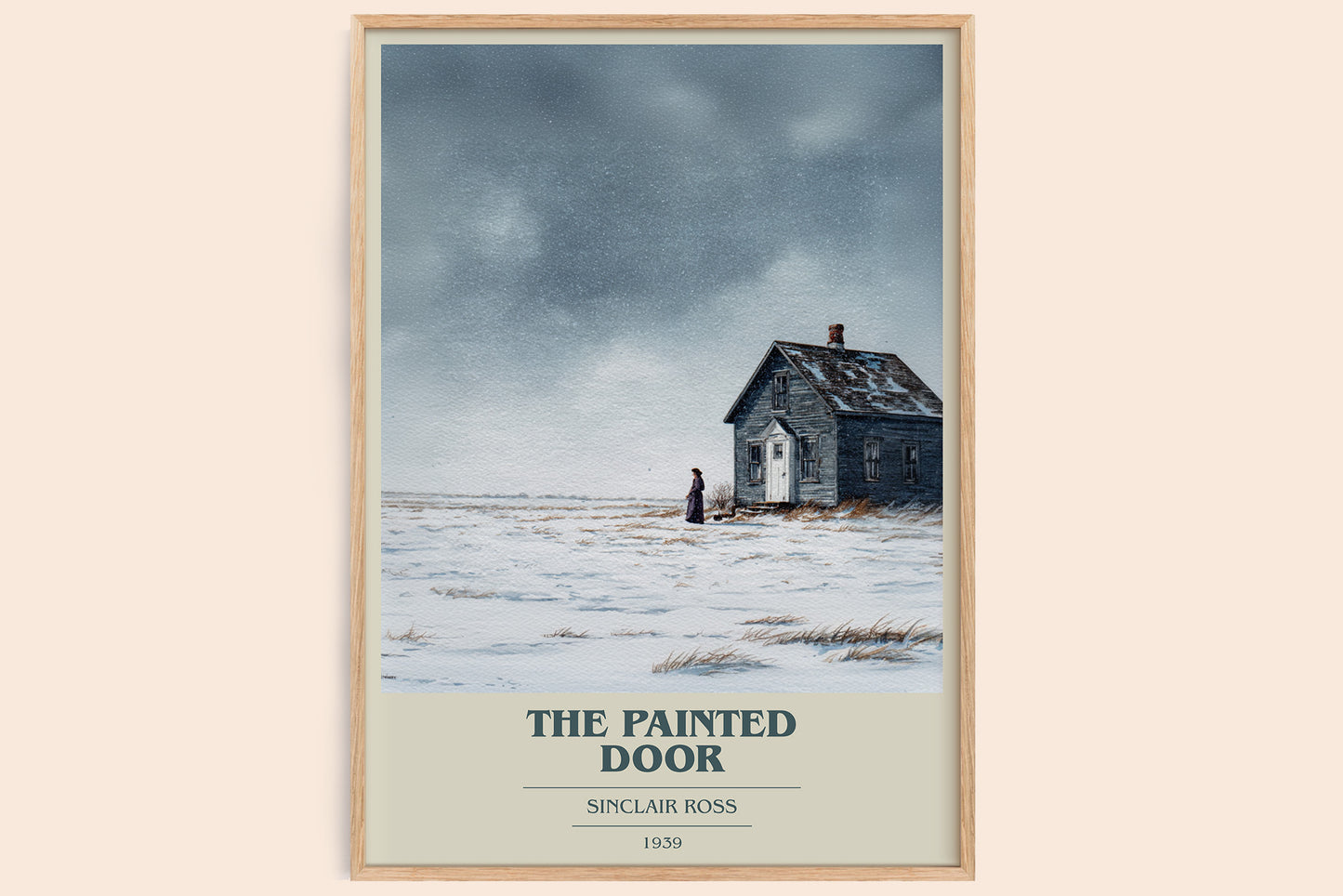 The Painted Door book cover book poster by Sinclair Ross – framed literary art print