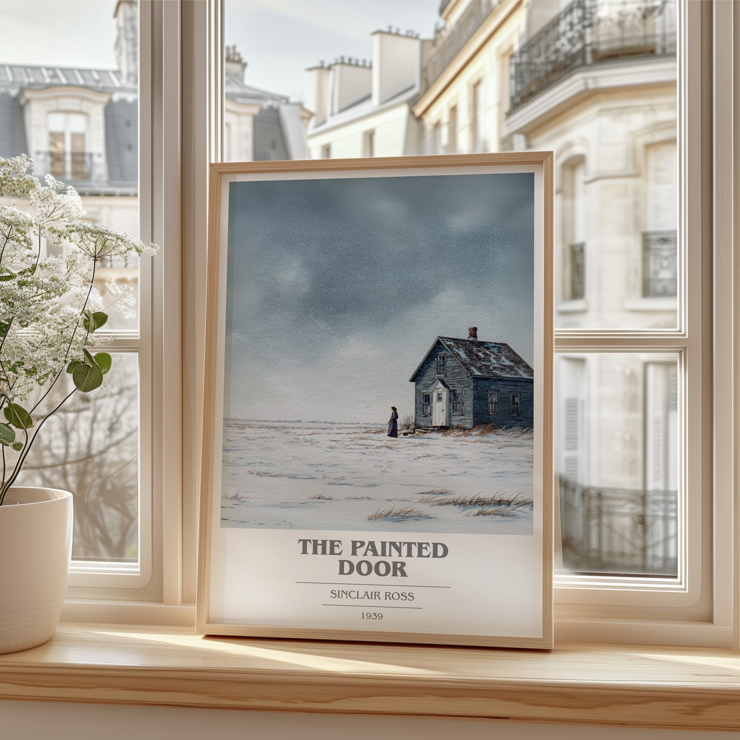 The Painted Door book cover poster colour and style options – Sinclair Ross book art