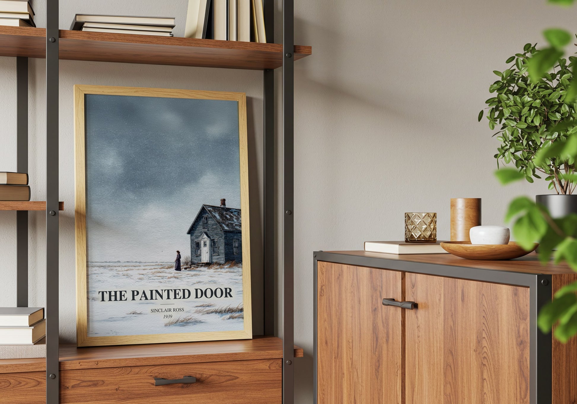 The Painted Door book watercolour illustration paper finish options – matte satin gloss