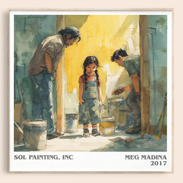 Sol Painting, Inc Literary Art Print by Meg Madina