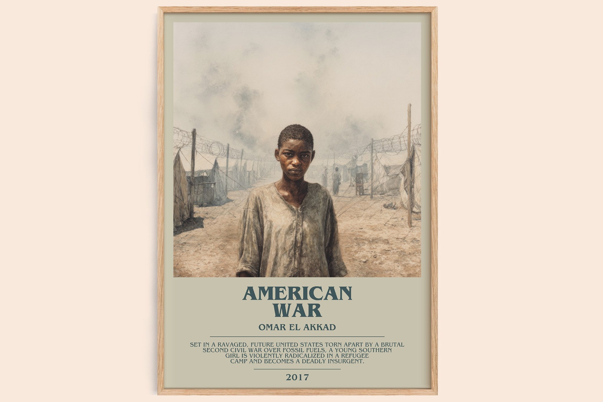 American War Bookish Wall Art by Omar El Akkad
