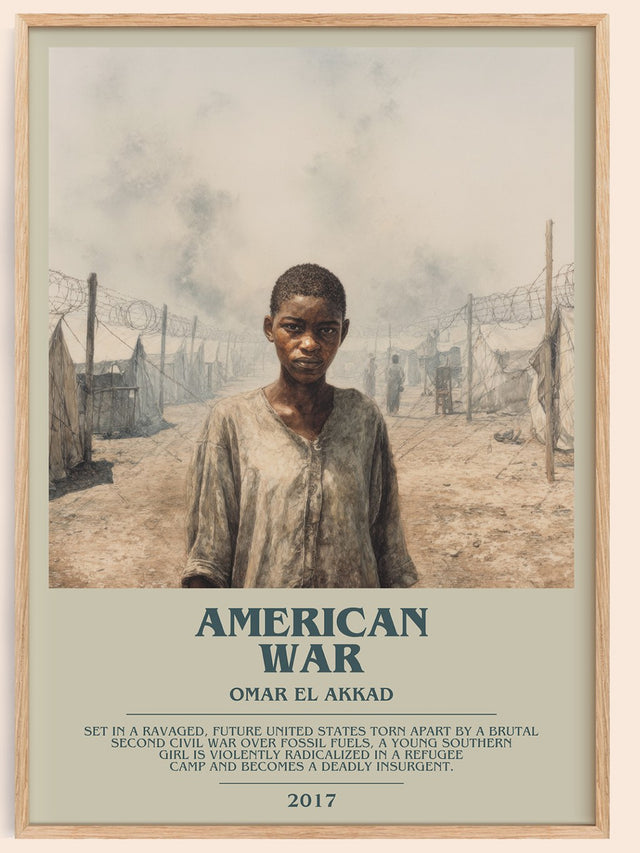 American War Bookish Wall Art by Omar El Akkad