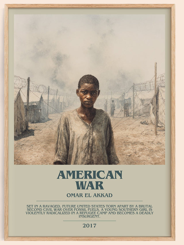 American War Bookish Wall Art by Omar El Akkad