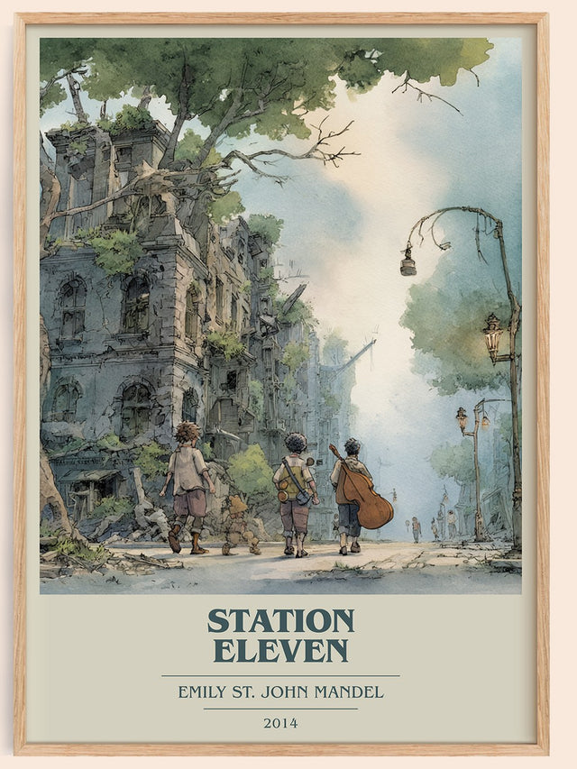 Station Eleven Book Cover Poster by Emily St John Mandel