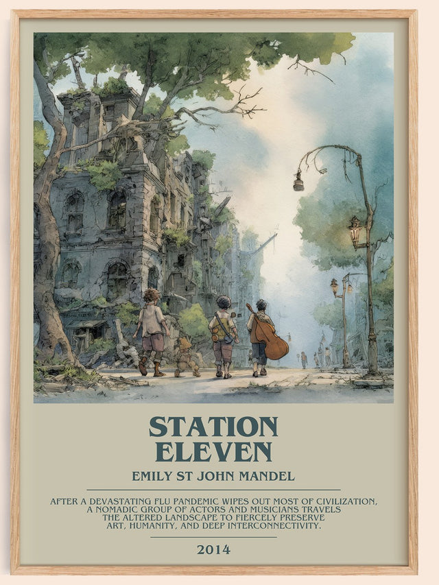 Station Eleven Bookish Wall Art by Emily St John Mandel