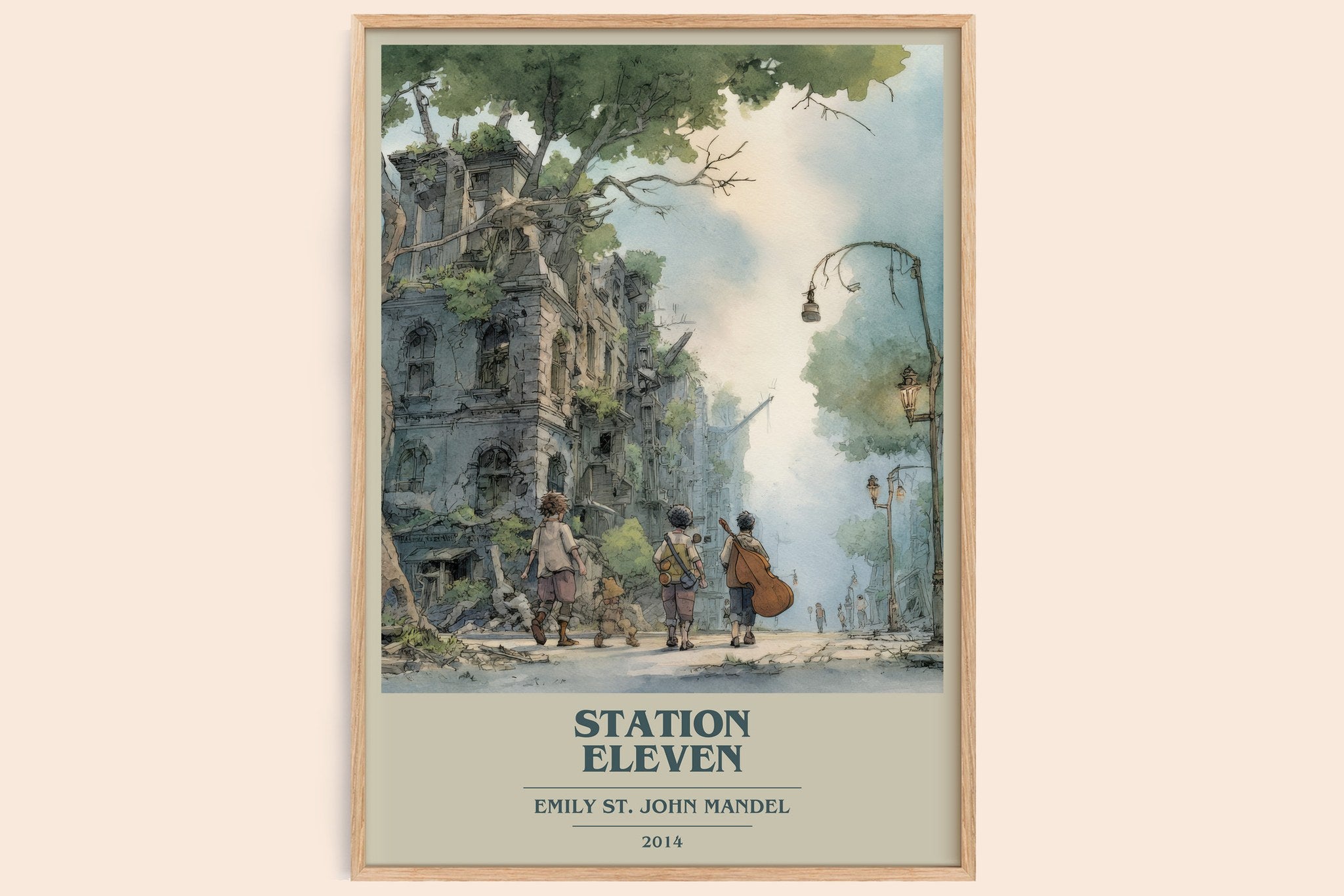 Station Eleven Book Cover Poster by Emily St John Mandel