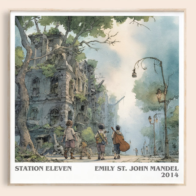 Station Eleven Literary Art Print by Emily St John Mandel