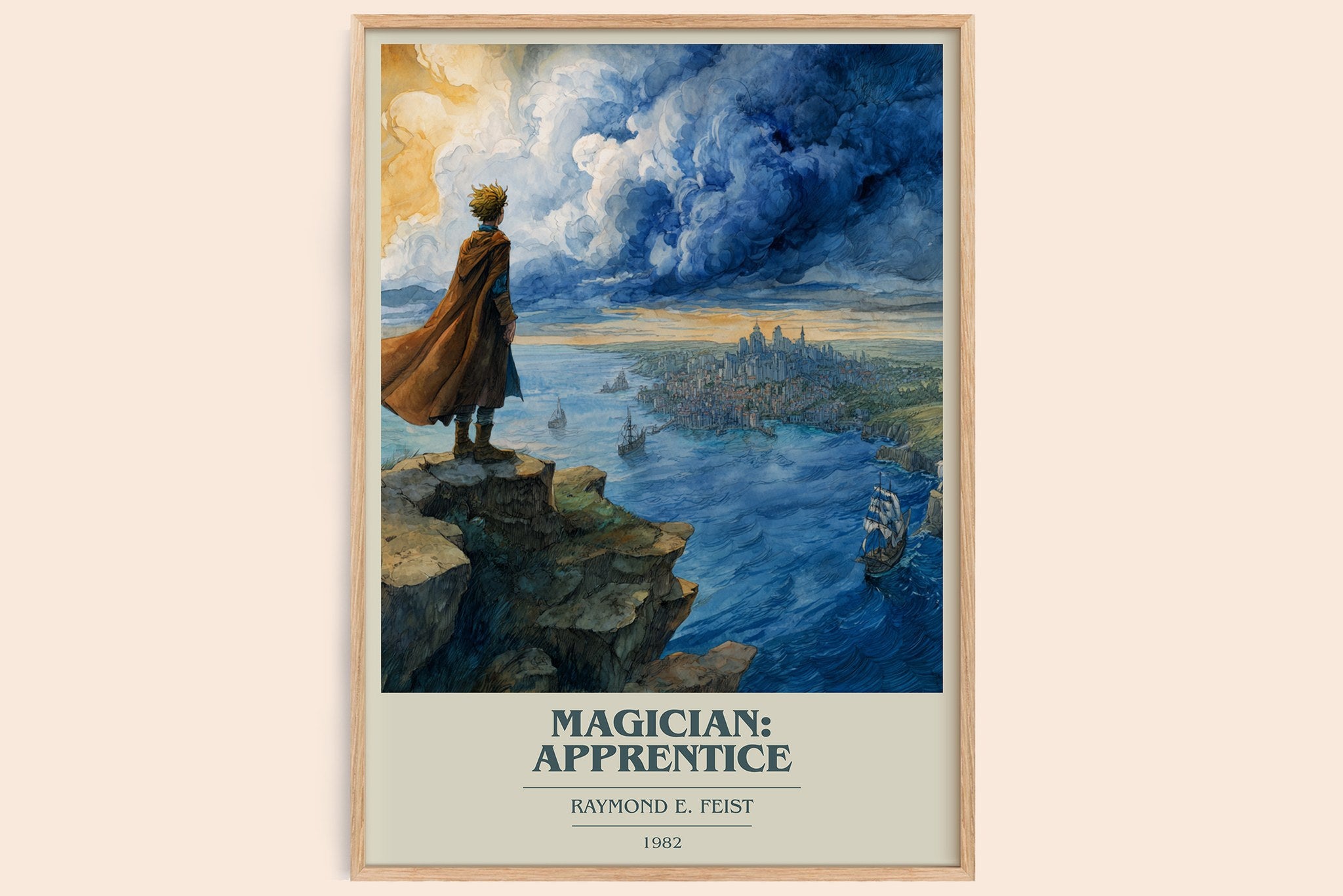 Magician: Apprentice Book Cover Poster by Raymond E. Feist