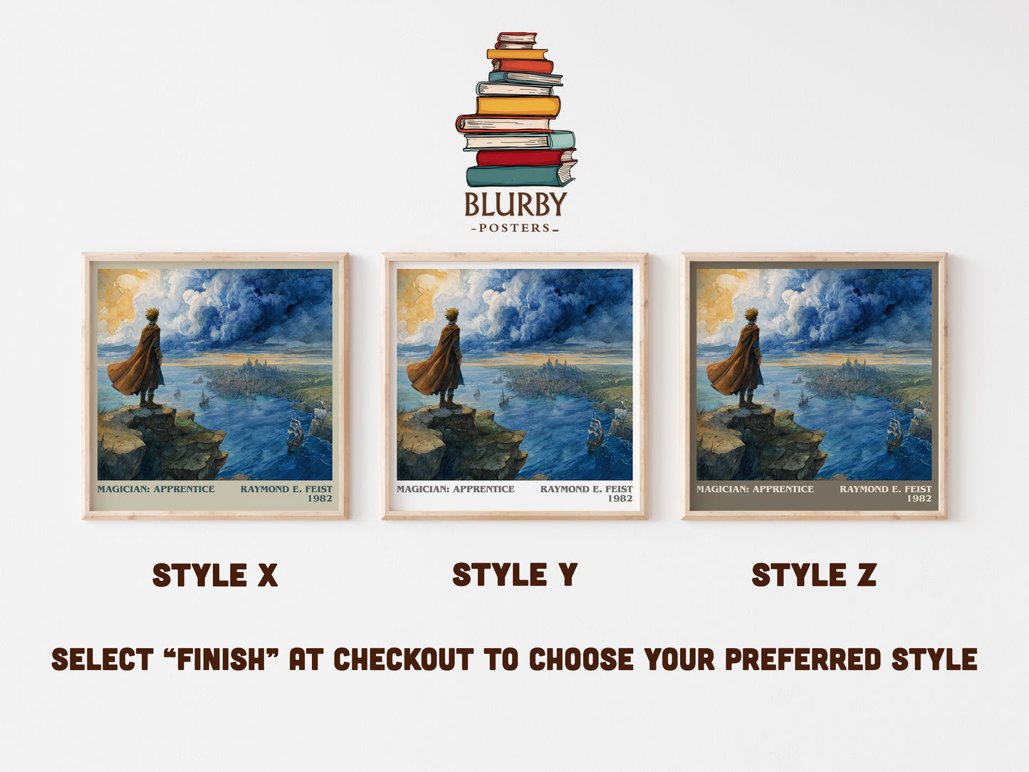 Magician: Apprentice literary art print colour and style options – Raymond E. Feist book art