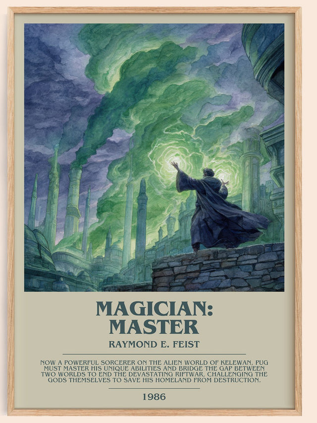 Magician: Master Bookish Wall Art by Raymond E. Feist