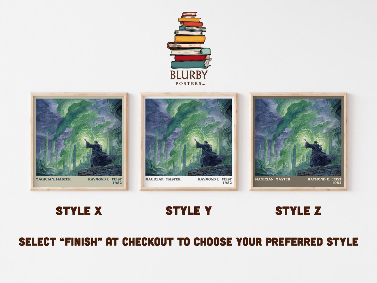 Magician: Master literary art print colour and style options – Raymond E. Feist book art